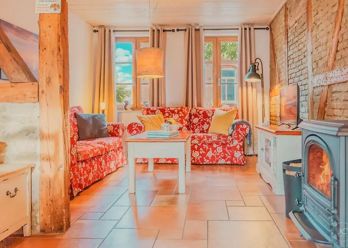 Kaminhaus 2 Fehmarn mit Sauna und Kamin